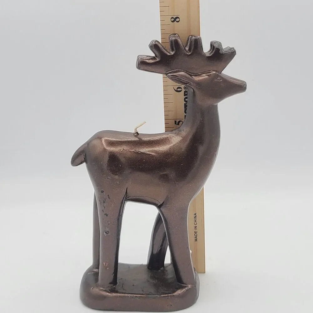 Buck Deer Wax Candle 7 1/2